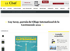 le-chef-guy-savoie-parrain-du-village-international-de-la-gastronomie