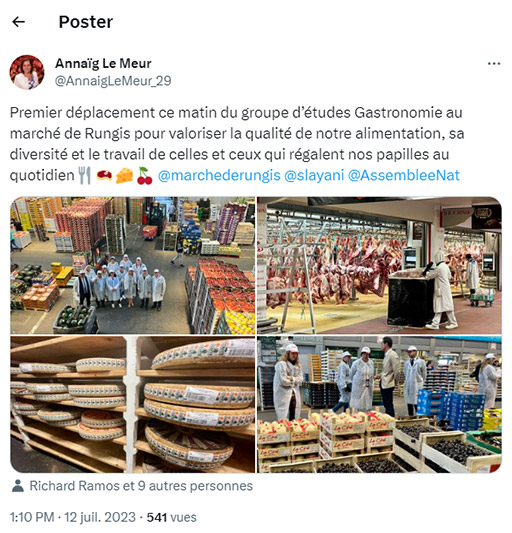 annaig le meur twitter groupe etude gastronomie a rungis