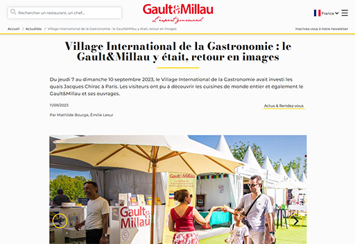 gault-et-millau village international de la gastronomie