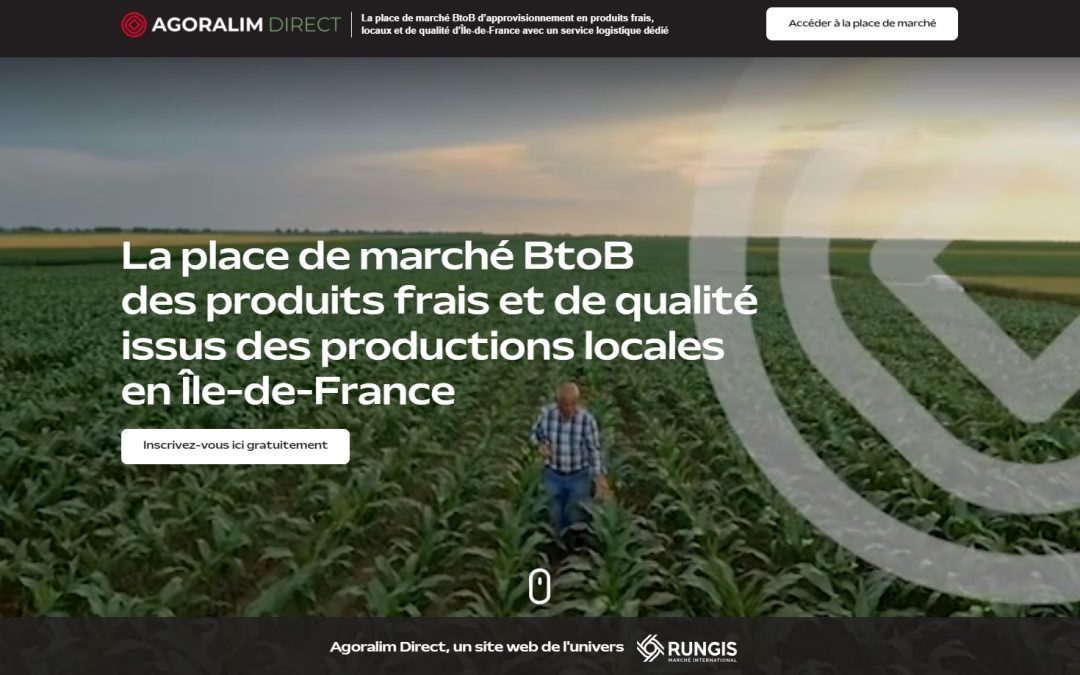La Semmaris lance Agroalimdirect.fr, la 1ère place de marché virtuelle pour l’achat professionnel de produits frais et locaux