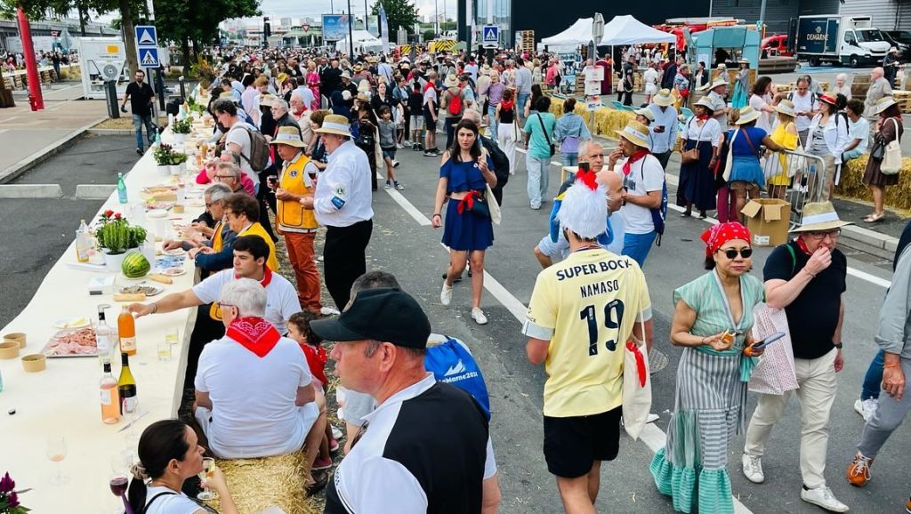 brungis brunch geant au marche de rungis pour le passage de la flamme